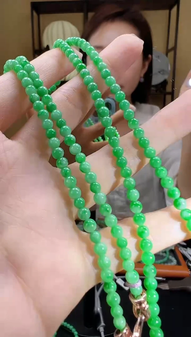 翡翠未镶嵌颈饰DFZ0417-61