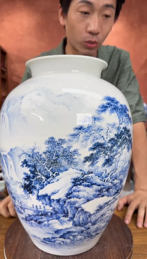 吴义松陶盟手绘陶瓷编码：2653