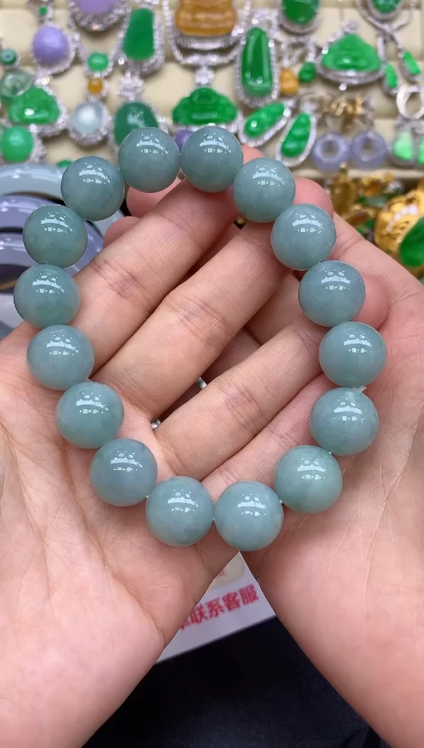 未镶嵌手串翡翠84-中国好珍宝