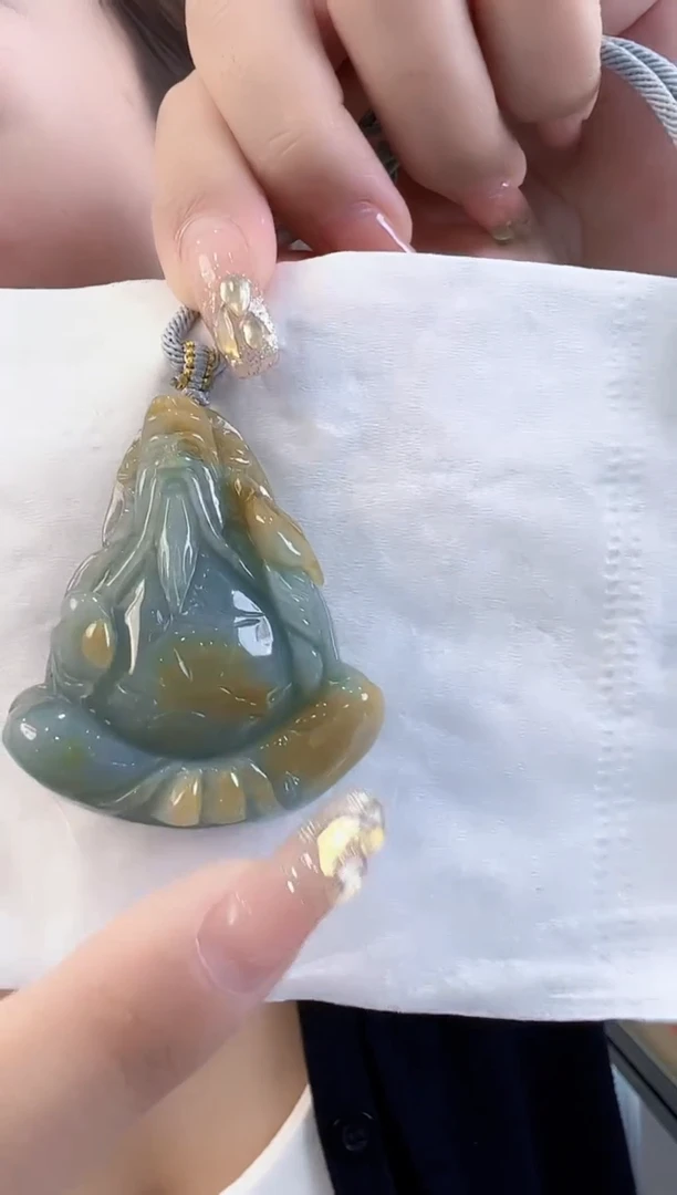【闪购商品】翡翠颈饰未镶嵌翡翠大号财神