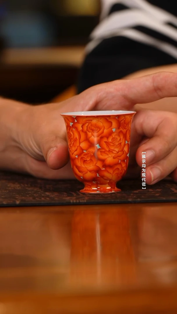【瓷见如故】望月怀古矾红杯