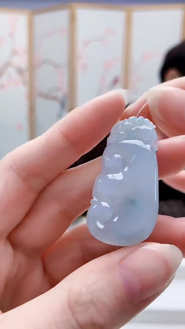 未镶嵌定制翡翠5145ry-毛货挂件67