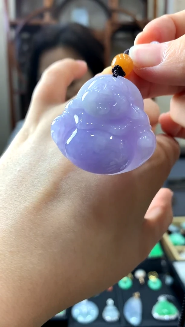 翡翠未镶嵌吊坠(不含链)挂件