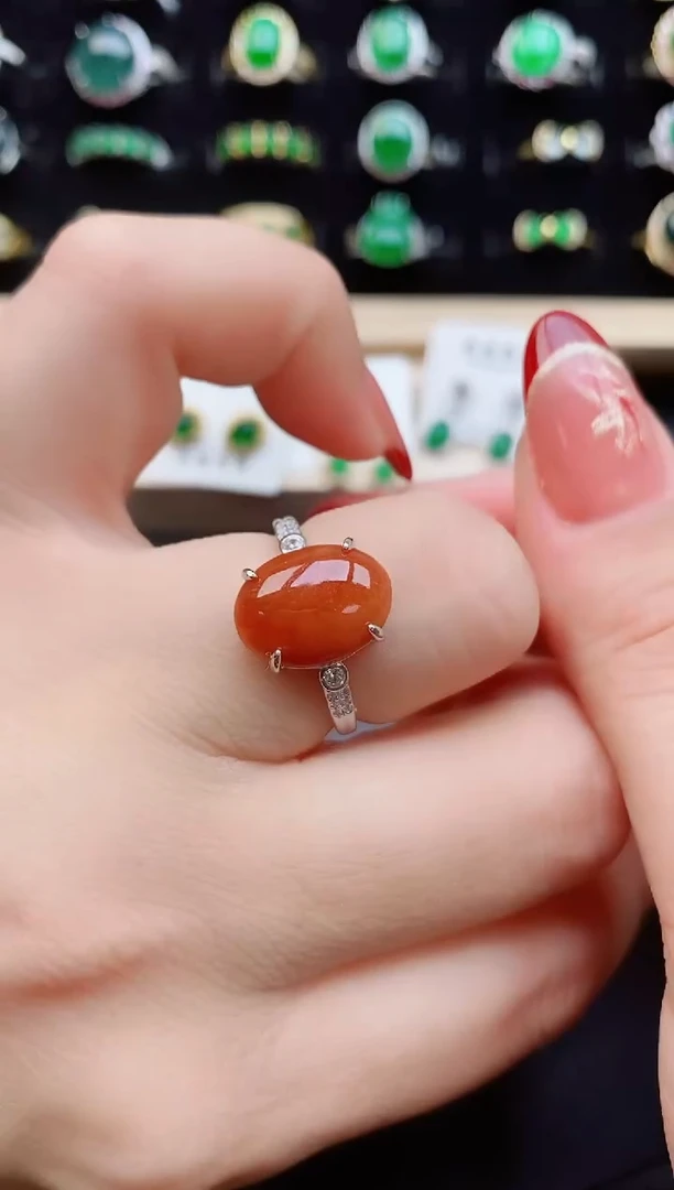 【闪购商品】翡翠戒指银S925镶嵌1212