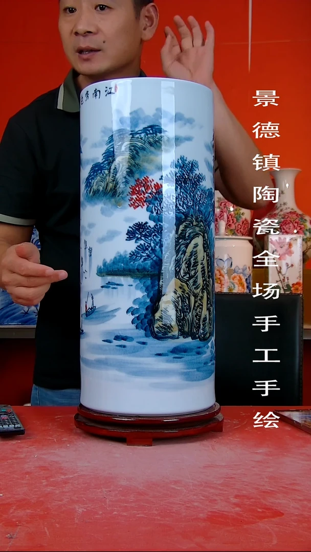摆件景德镇陶瓷 全场手工手绘