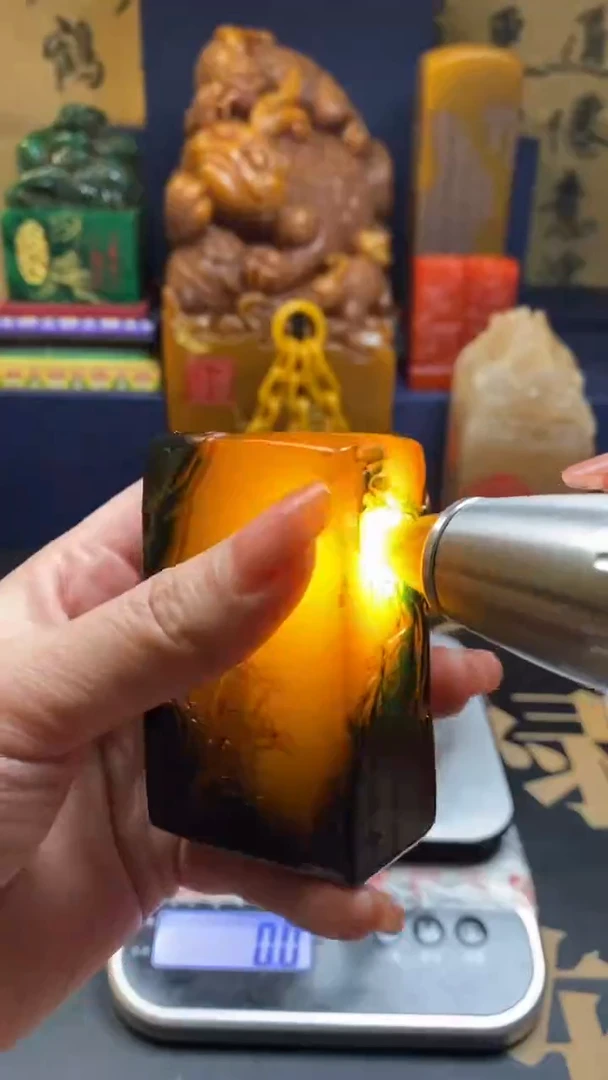 【闪购商品】寿山石印石乌鸦皮田黄开播福利