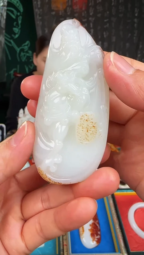 未镶嵌和田玉挂件其*关公