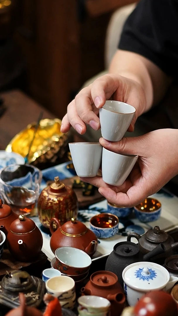 3个 茶杯 功夫茶道具