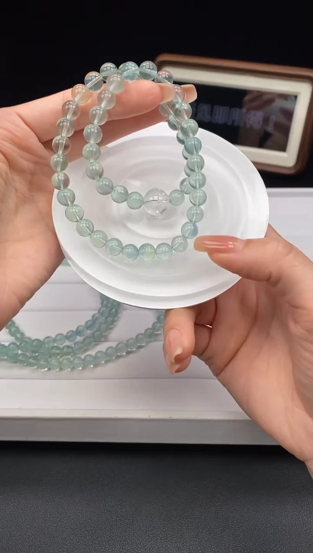 未镶嵌手链萤石发1件