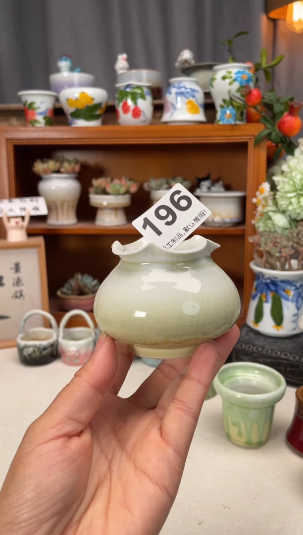 瓷片196知木小芳花盆直播编号