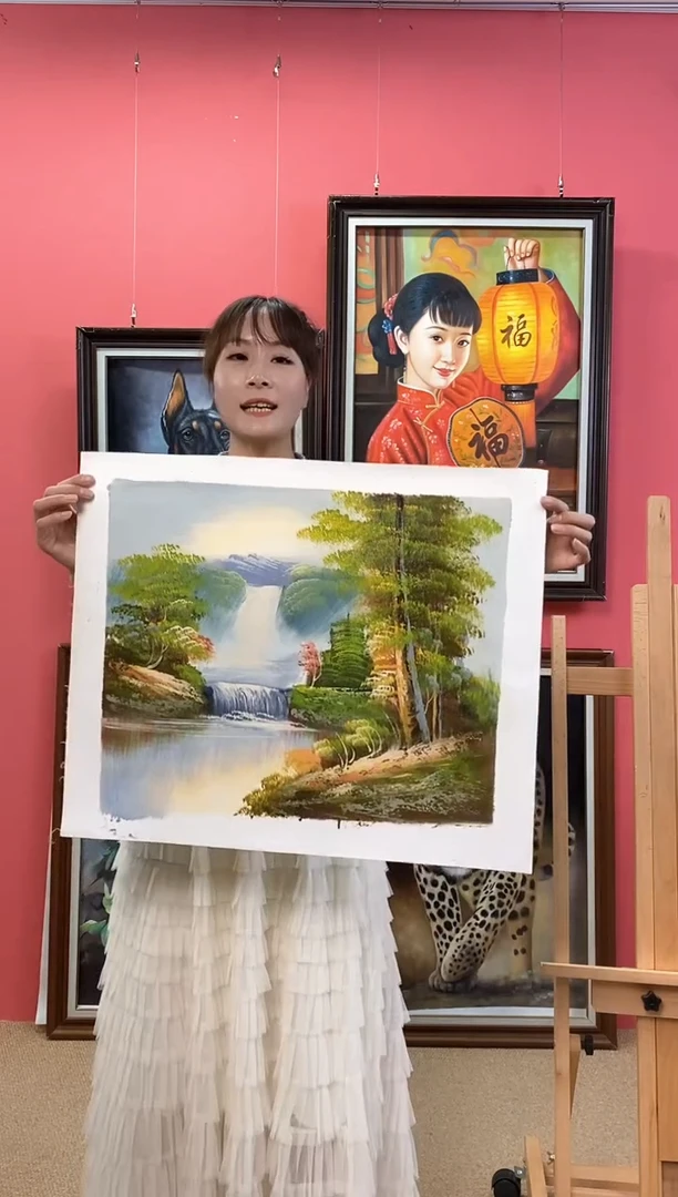 油画晴*尺寸40*50画芯（不含框）