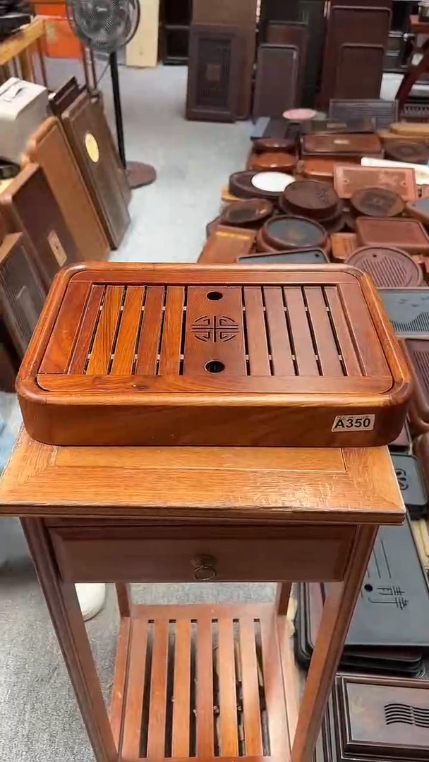 福利大叶花梨木长38CM*宽26CM茶盘