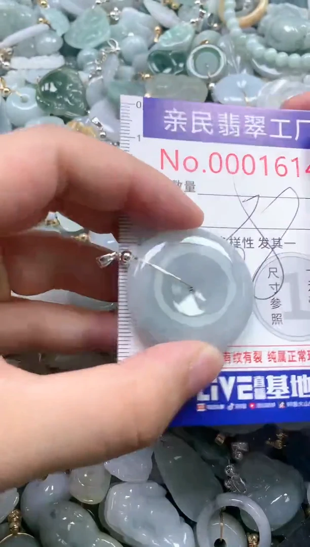 翡翠未镶嵌吊坠(不含链)1614