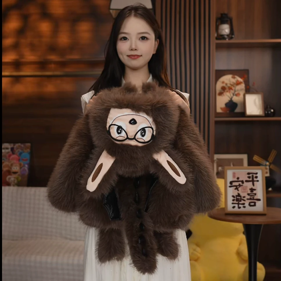 【labubu】加绒加厚款卡通秋冬季普通外套可爱风百搭冬季外套