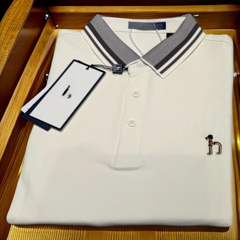 八号[HGX-XYS]15155夏季重磅高奢男女同款潮流POLO衫
