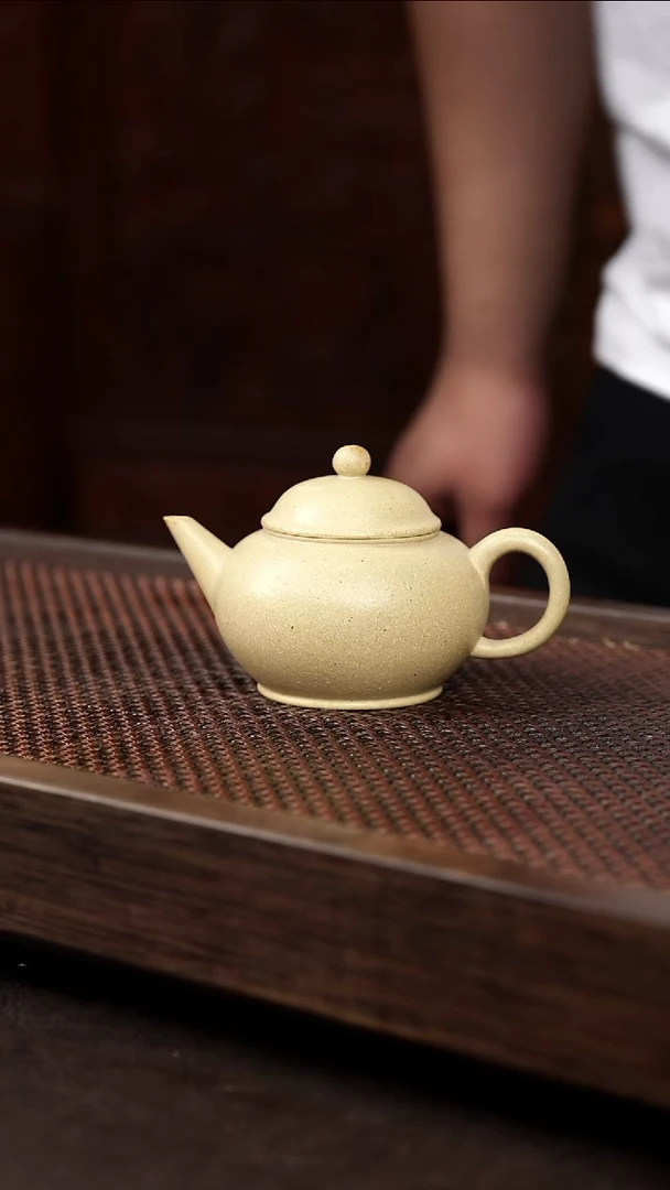 茶壶紫砂本绿水平{微瑕}