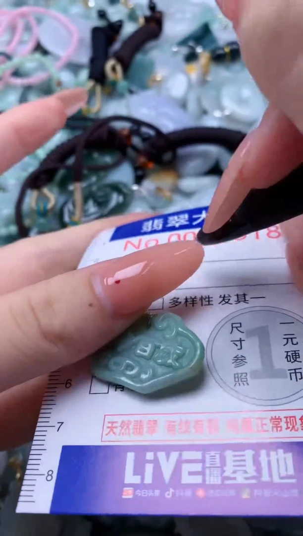 翡翠未镶嵌吊坠(不含链)6618