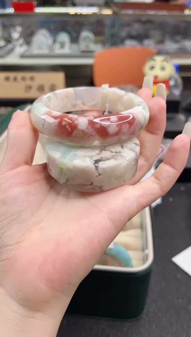 未镶嵌手镯石英质玉62圈口（赠品镯心）2s9128