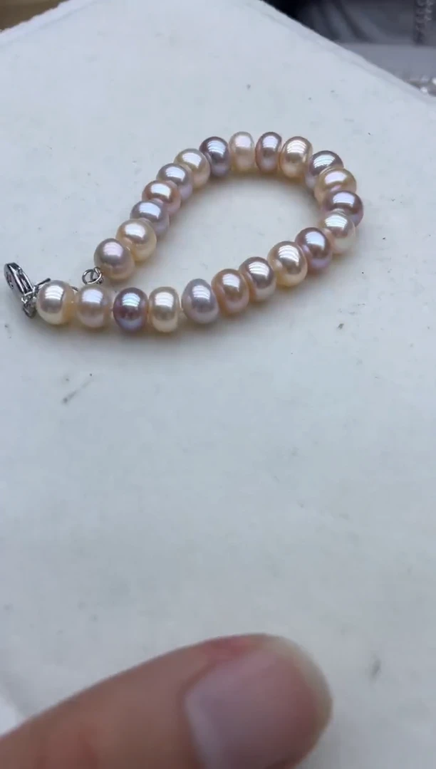 未镶嵌手链淡水珍珠10