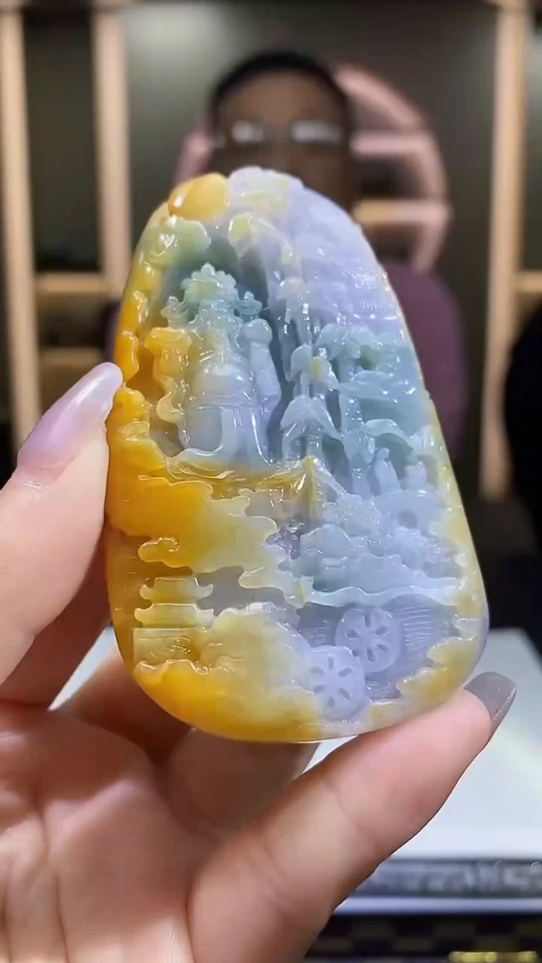 定制翡翠未镶嵌40/0529/W/财神