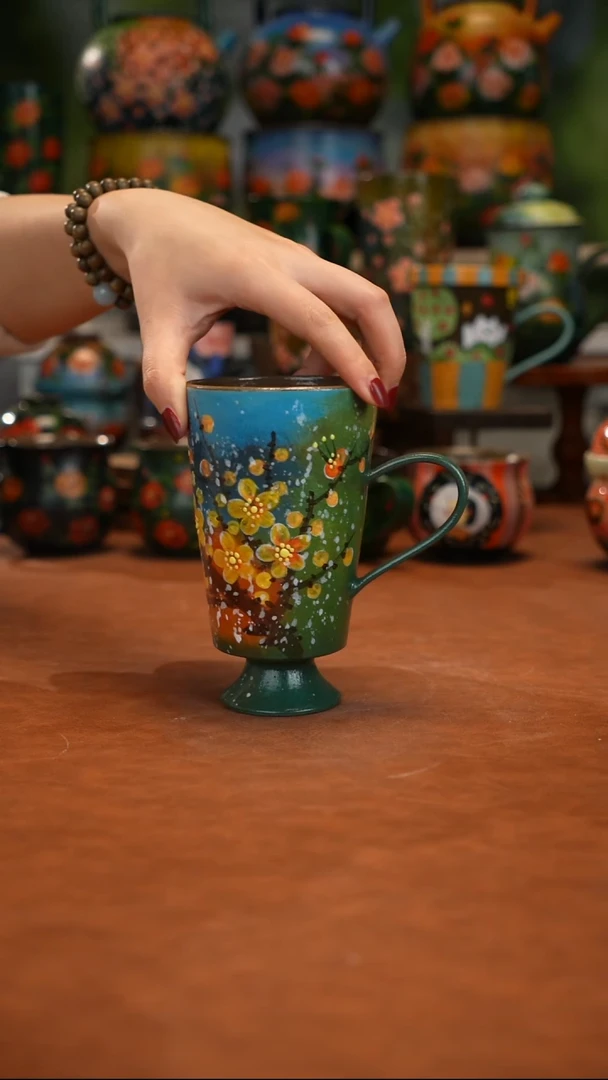 陶瓷油画手绘釉下彩