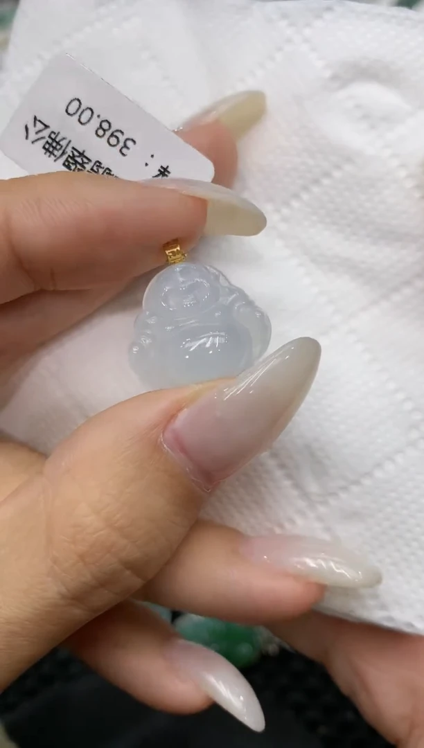 颈饰18K金镶嵌翡翠111111111111