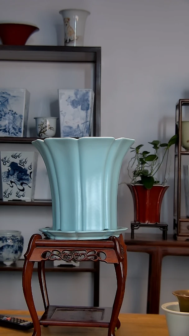 景德镇陶瓷手工花盆