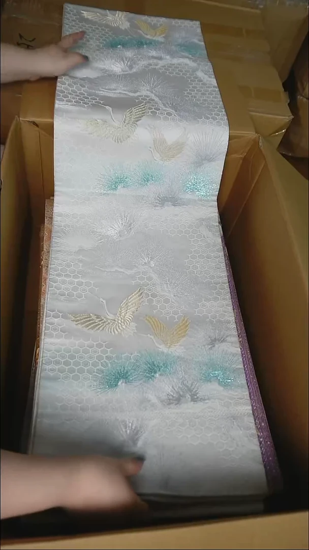 织绣9 六通松树仙鹤