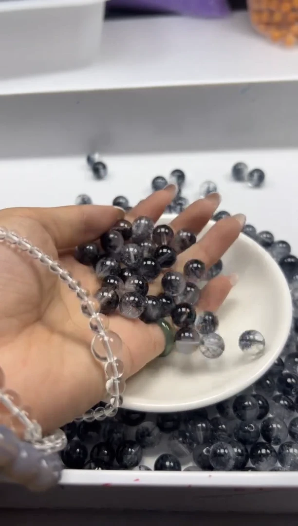 未镶嵌颈饰水晶w132黑幽灵烤色10mm*10