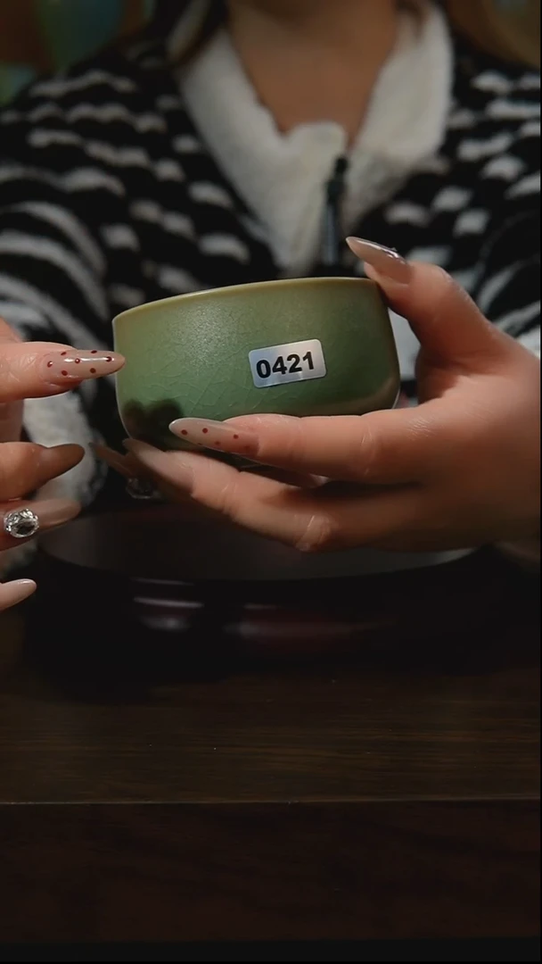杯子瓷汝州原产地原矿仿古老釉q421