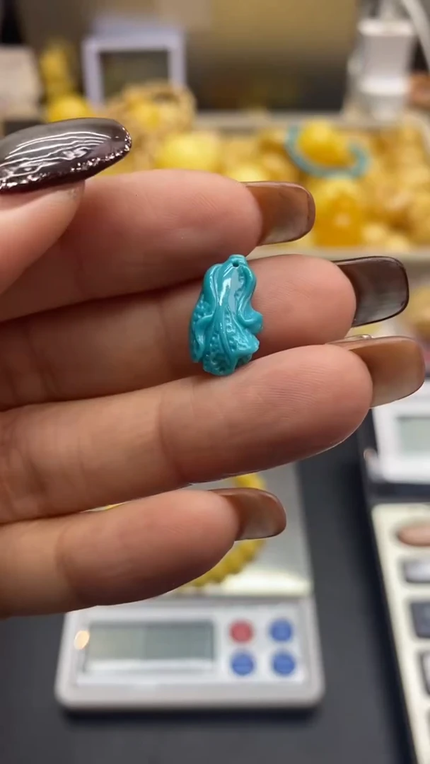 未镶嵌绿松石珠宝奇石1036