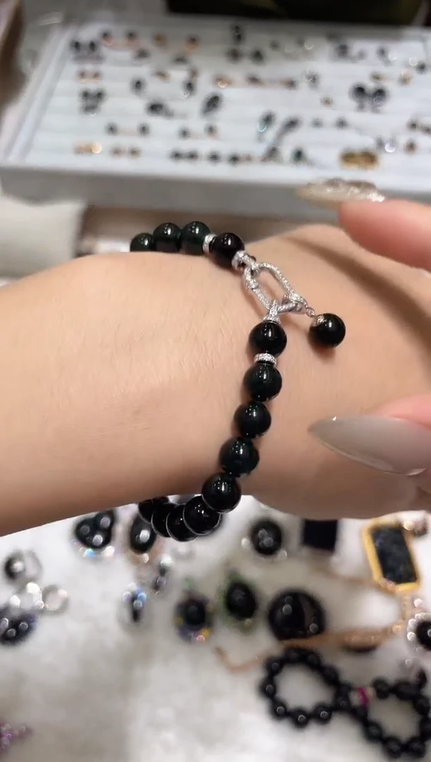 18K金镶嵌手串翡翠  GJ   037