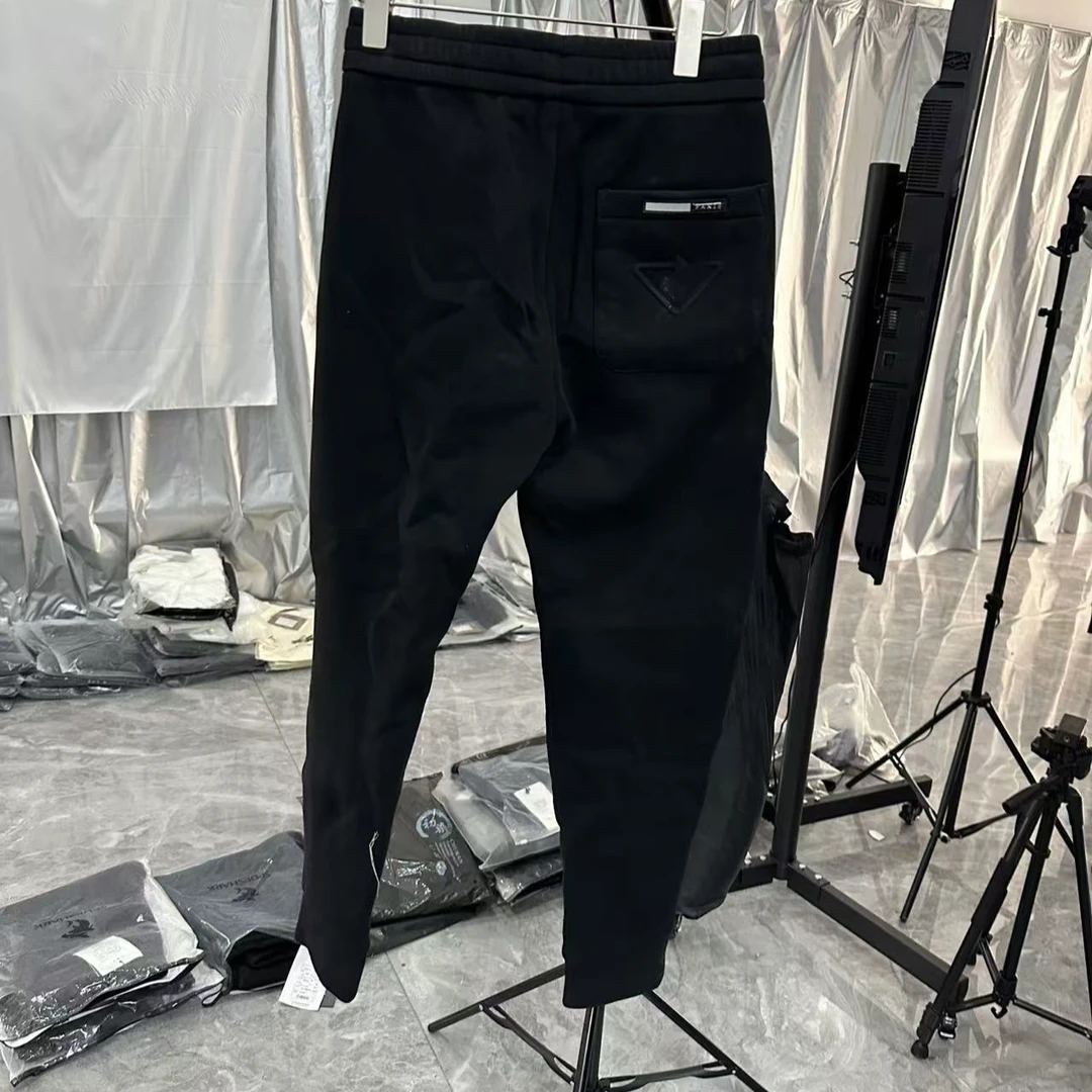 男款加厚休闲裤黑色弹力4699