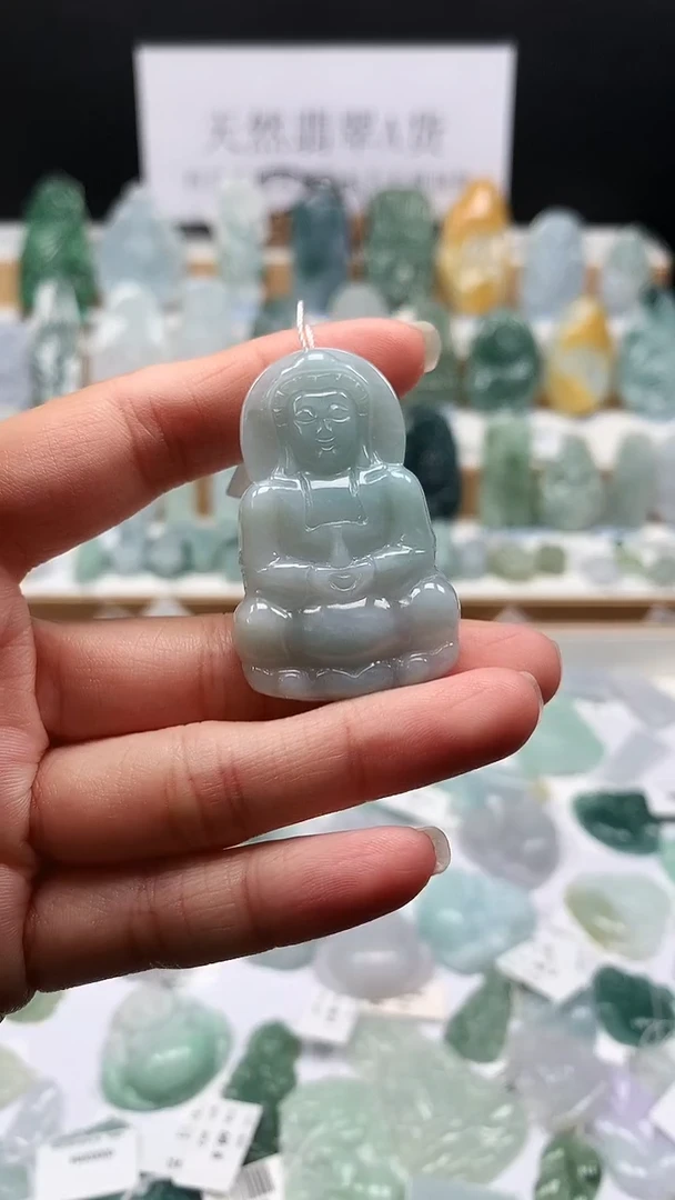 吊坠(不含链)未镶嵌翡翠39观音