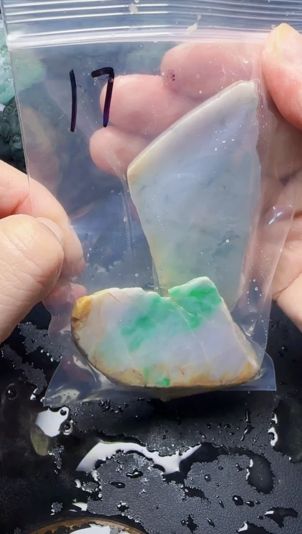 颈饰未镶嵌翡翠子*17