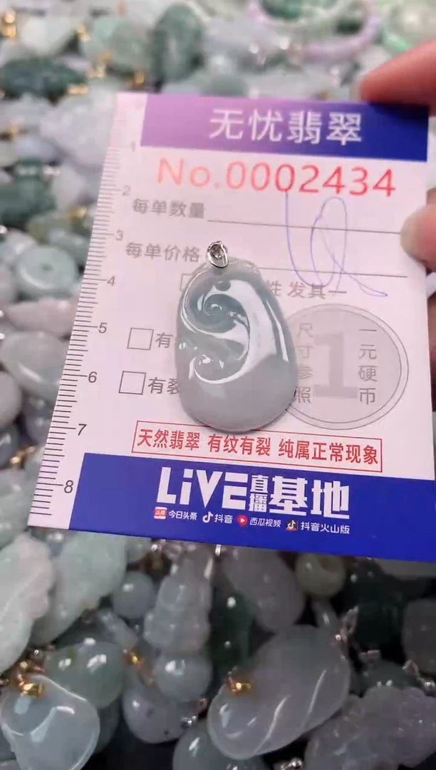 颈饰未镶嵌翡翠2434