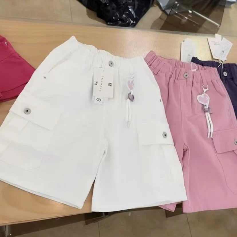 《昊妈家》夏款洋气百搭韩版潮流 中裤57952