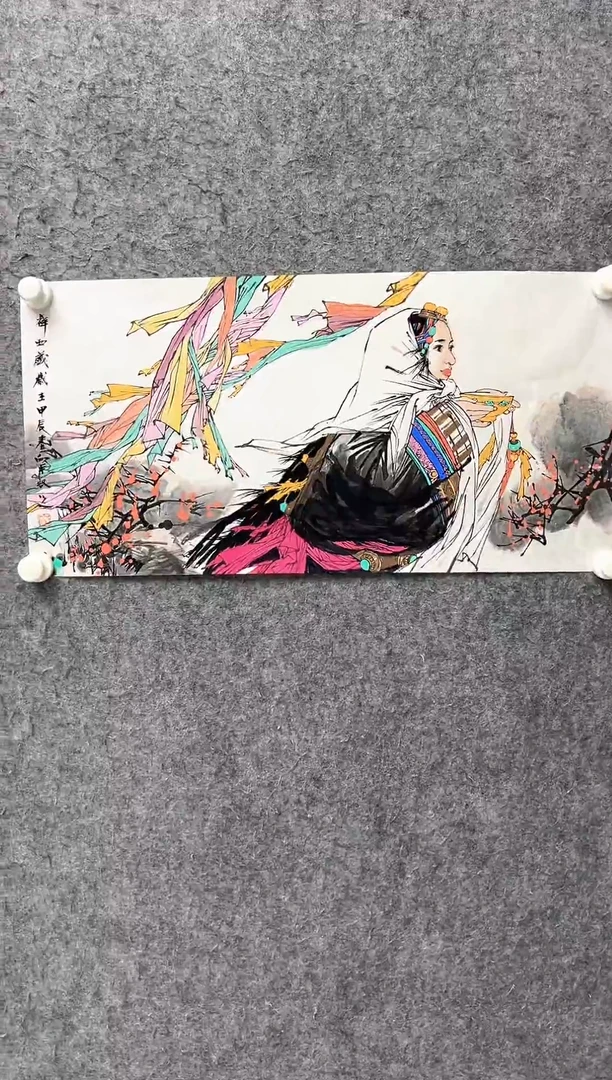 国画刘向平-2平尺-国画