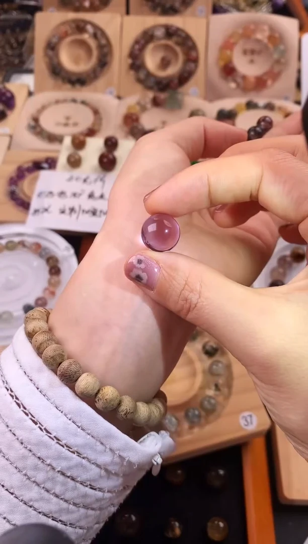 未镶嵌手串水晶玲*天然水晶单珠