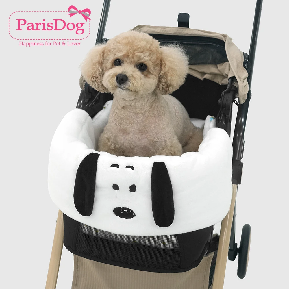 韩国【ParisDog】史努比系列满印短绒双面可用分体宠物车垫围挡