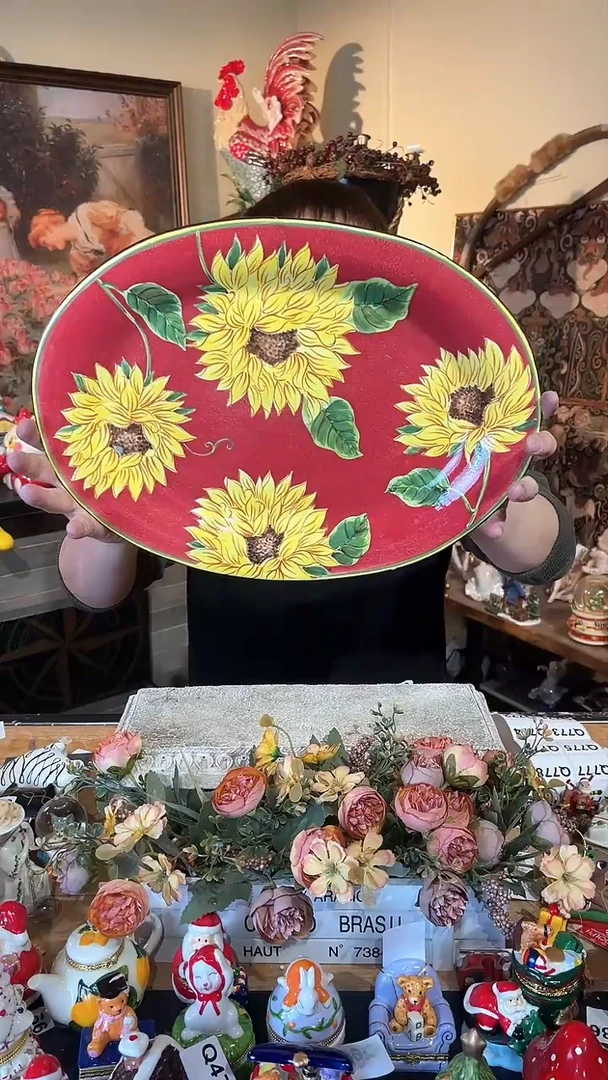 【闪购商品】默认微瑕高端树脂陶瓷摆件Q770