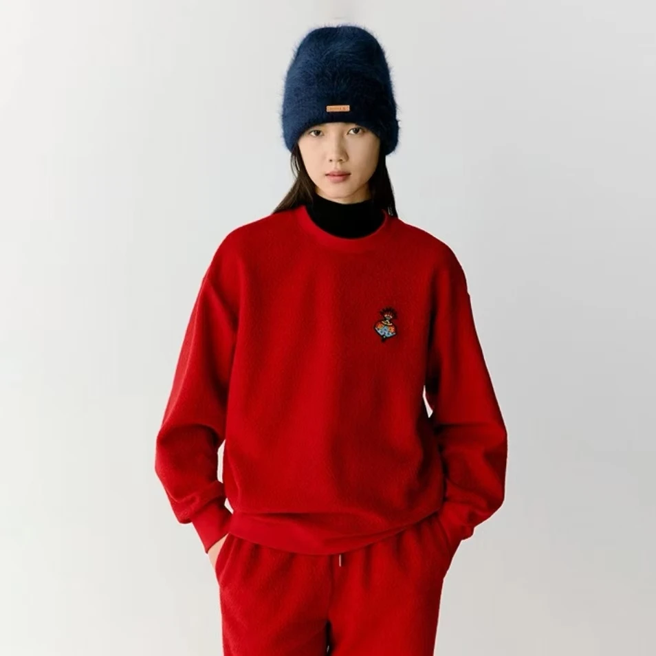 251027【小禾新年系列】2024冬季新款高比例颗粒羊毛卫衣