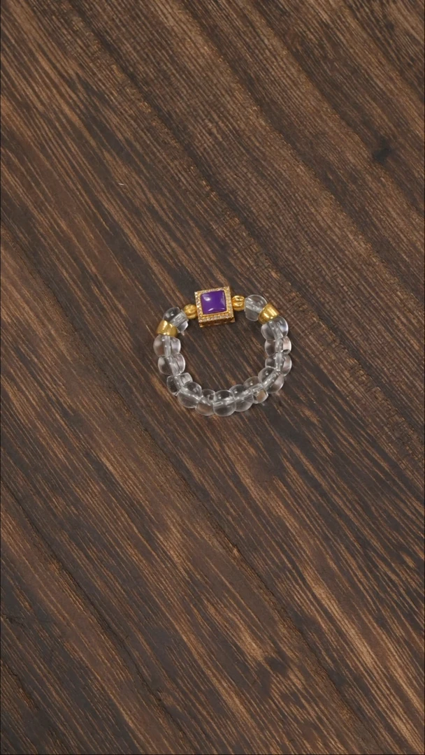 【闪购商品】苏纪石（舒俱来）戒指18K金镶嵌1