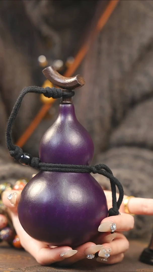 【闪购商品】XH128大漆酒葫芦不包手串及旋转底座