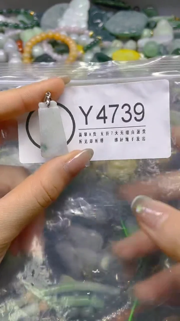 翡翠未镶嵌颈饰/Y/翡翠A货,一件也是批发价