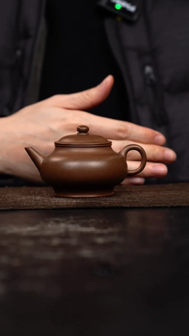 茶壶紫砂原矿手工壶110CC