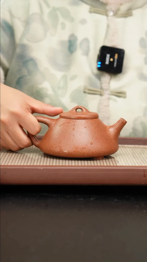 【闪购商品】紫砂茶壶尾单朱段子冶石瓢300