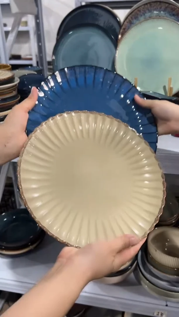 陶瓷外贸尾货瑕疵满20包邮X2 大盘组合