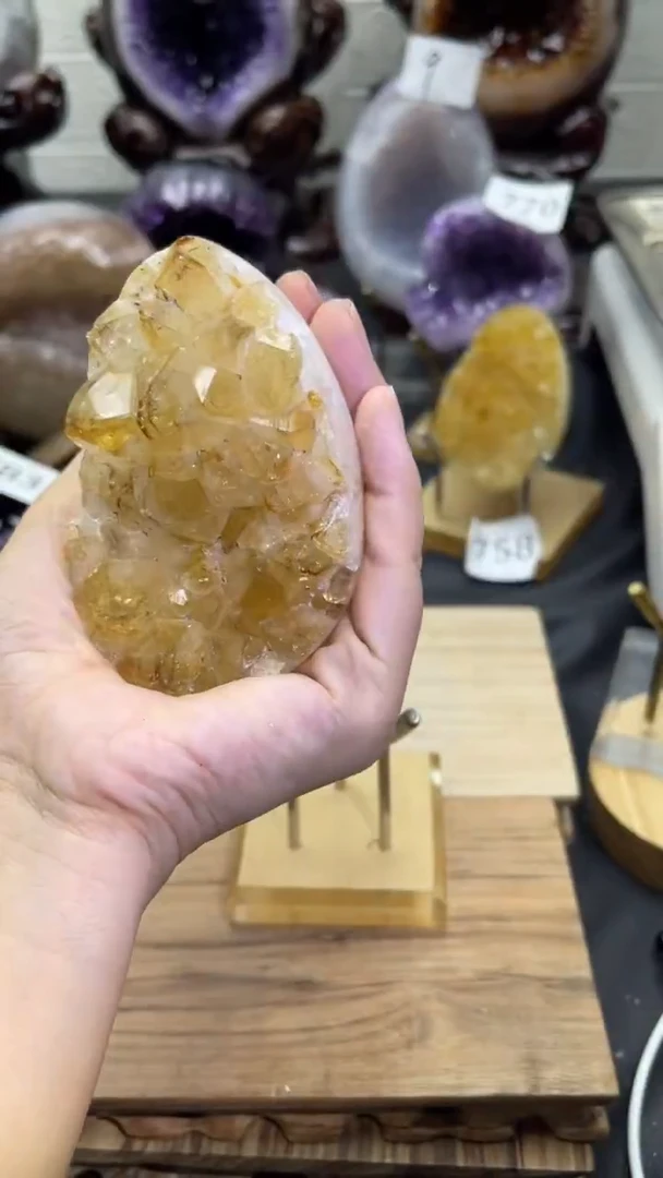 未镶嵌大型摆件（非配饰）紫晶19号龙蛋