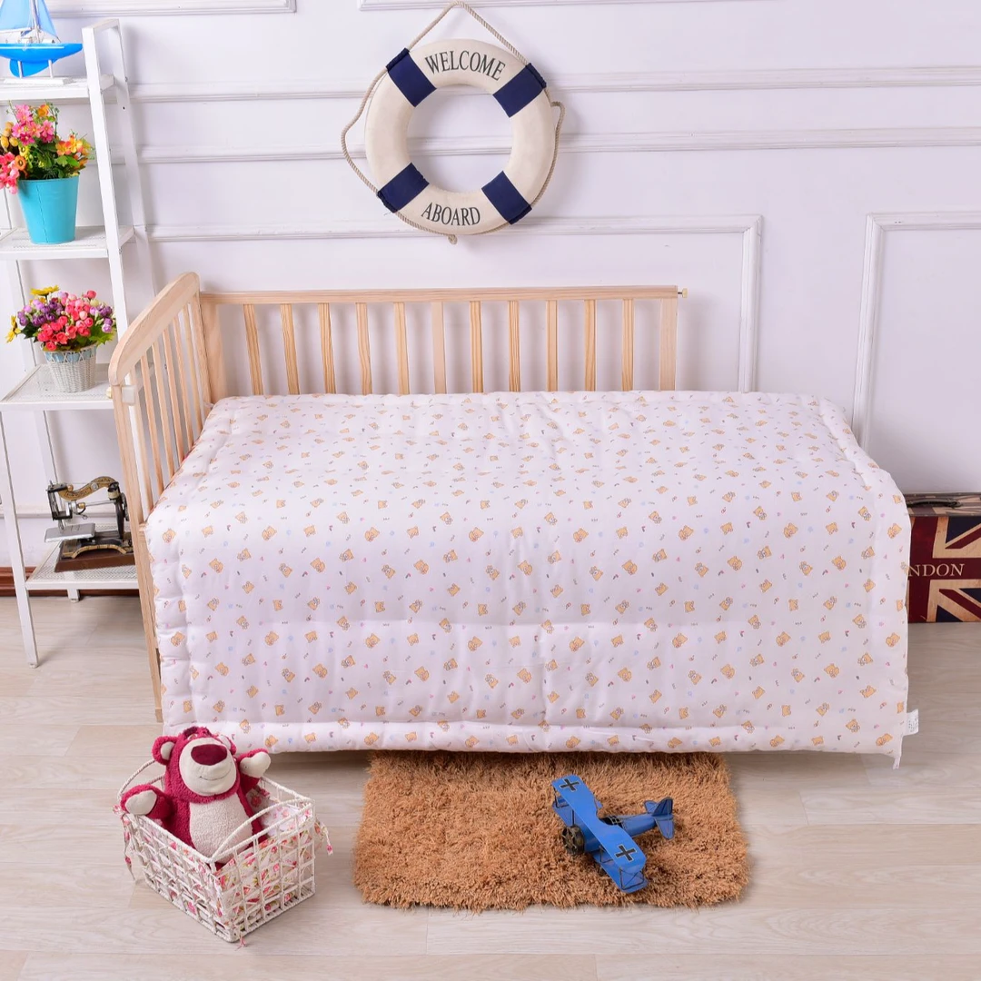 蓄热保暖双面款幼儿园被子简约风棉花被棉被被子婴儿床